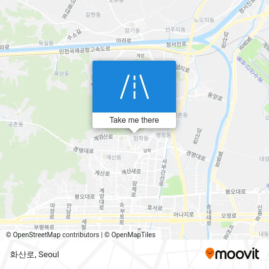 화산로 map