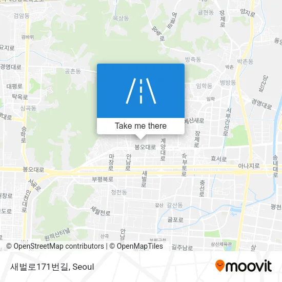새벌로171번길 map