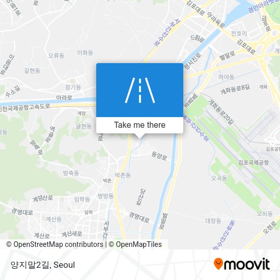 양지말2길 map