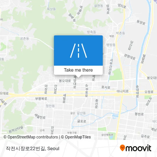 작전시장로22번길 map