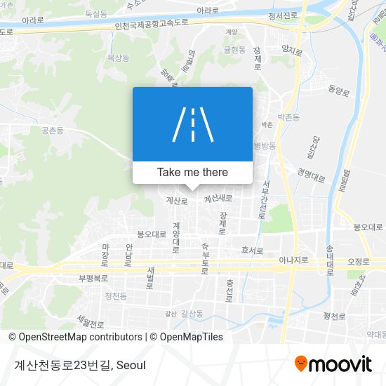 계산천동로23번길 map