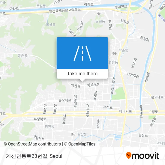 계산천동로23번길 map