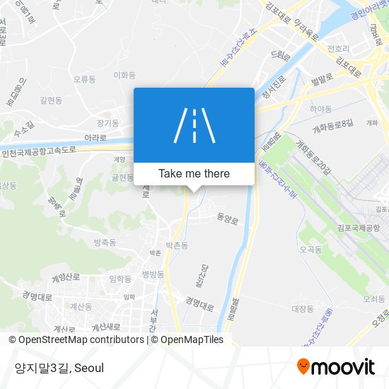 양지말3길 map