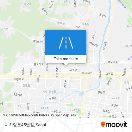 까치말로45번길 map