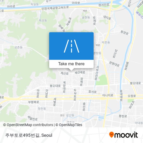 주부토로495번길 map