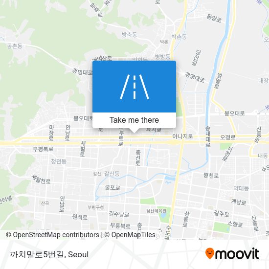 까치말로5번길 map