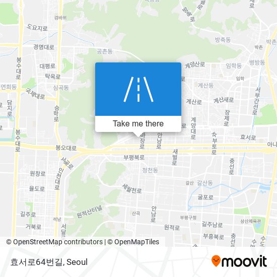 효서로64번길 map