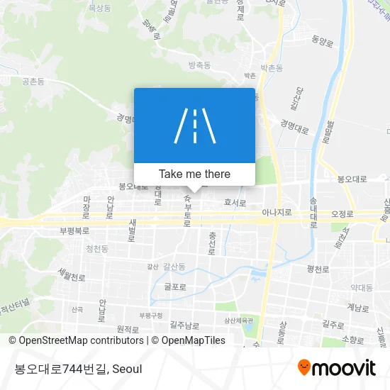 봉오대로744번길 map