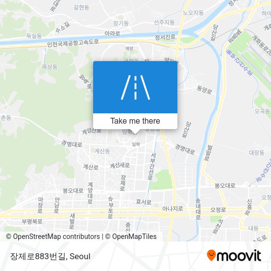 장제로883번길 map