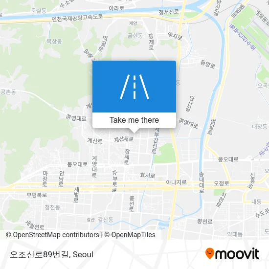 오조산로89번길 map