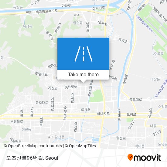 오조산로96번길 map