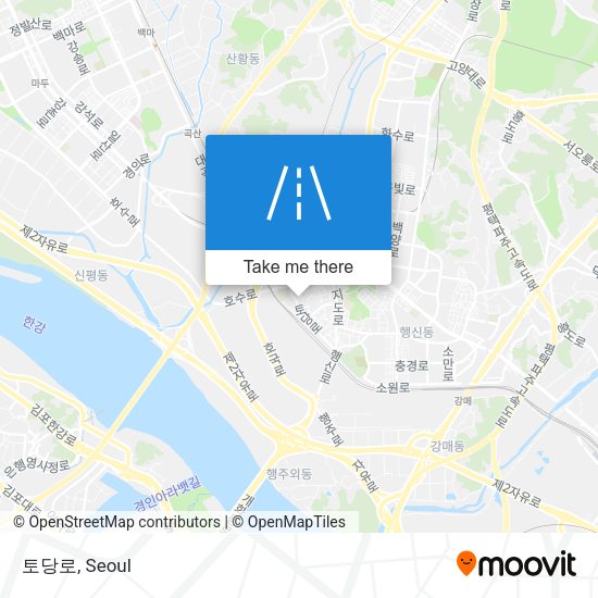 토당로 map