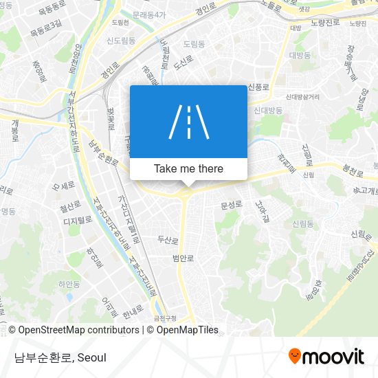 남부순환로 map