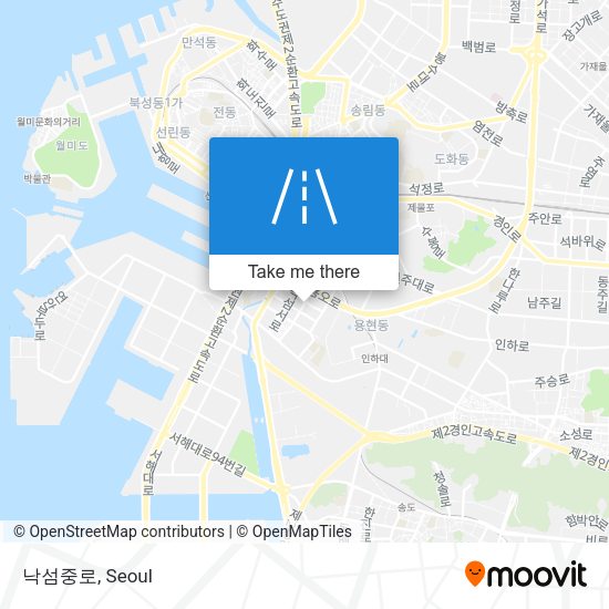 낙섬중로 map