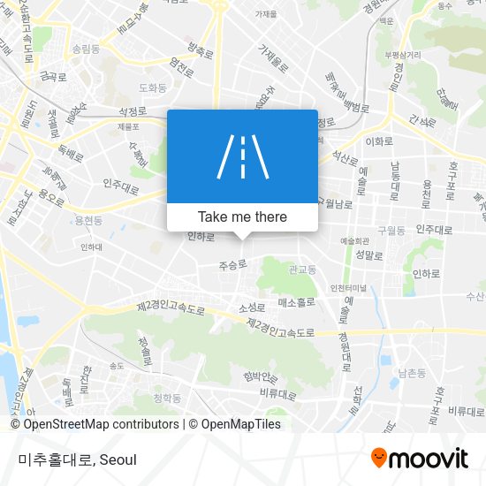 미추홀대로 map
