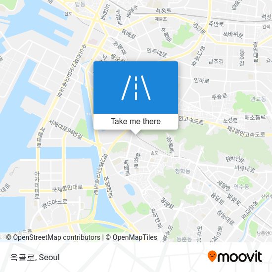 옥골로 map