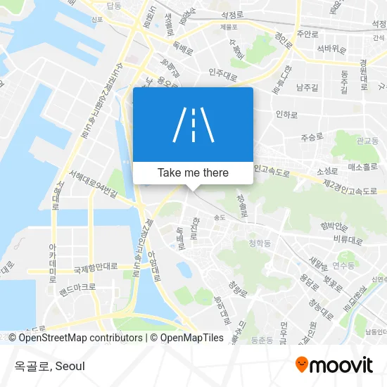 옥골로 map
