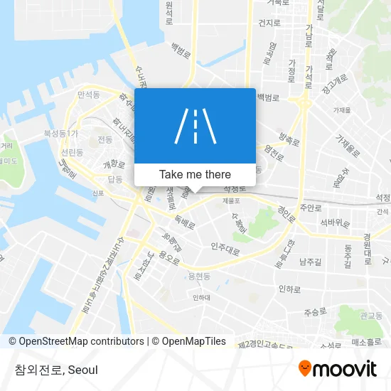 참외전로 map