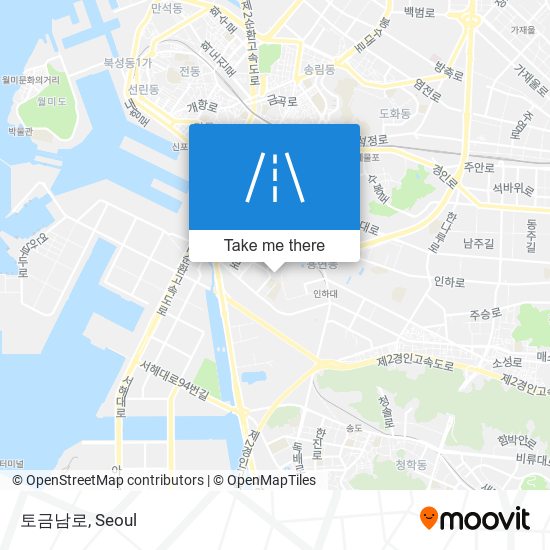 토금남로 map