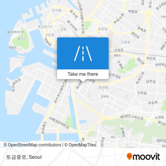 토금중로 map
