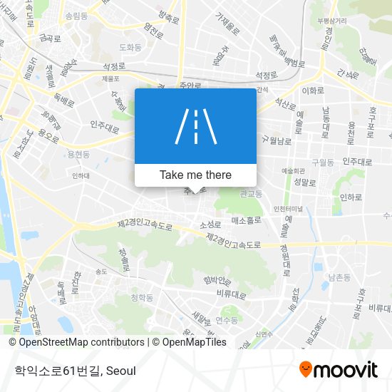 학익소로61번길 map