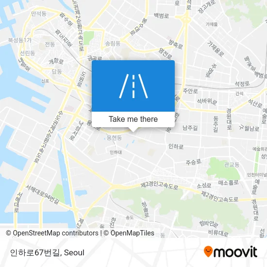 인하로67번길 map