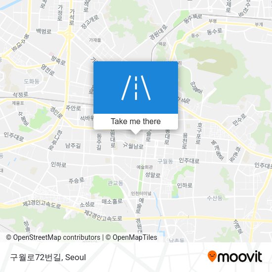 구월로72번길 map