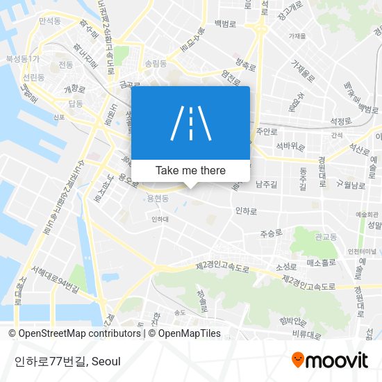 인하로77번길 map