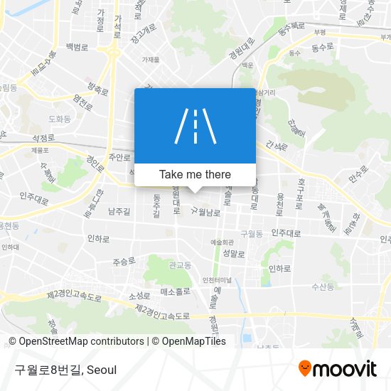 구월로8번길 map