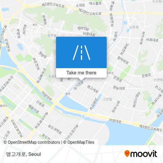 앵고개로 map