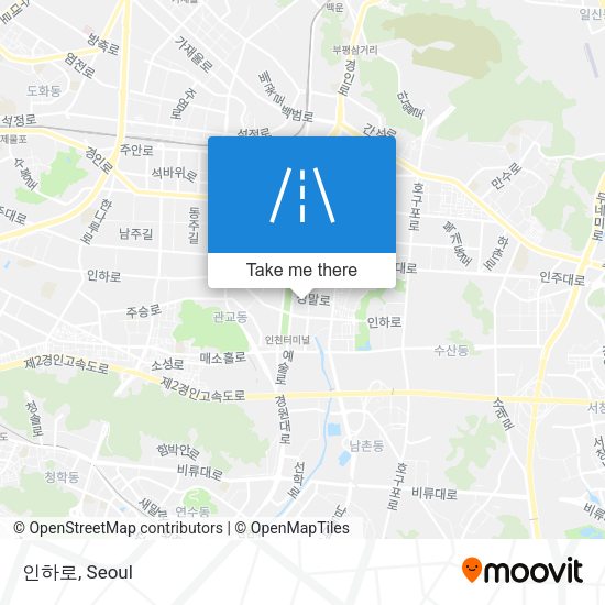 인하로 map