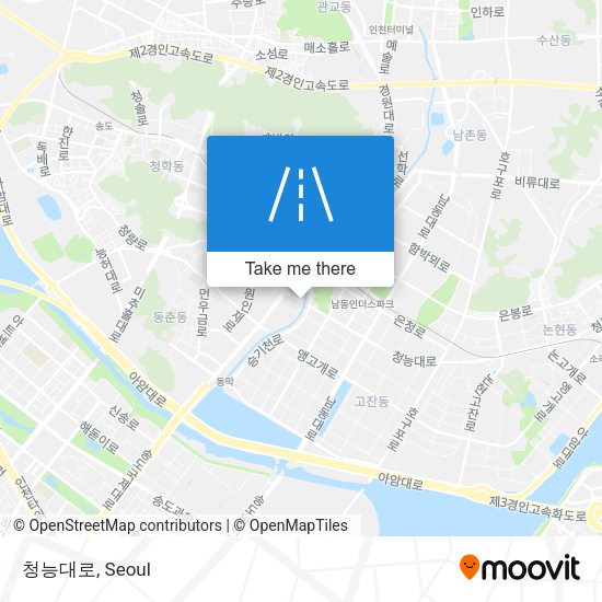 청능대로 map
