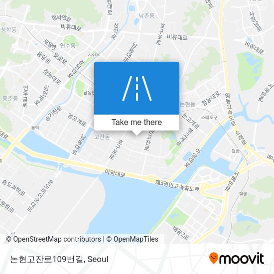 논현고잔로109번길 map