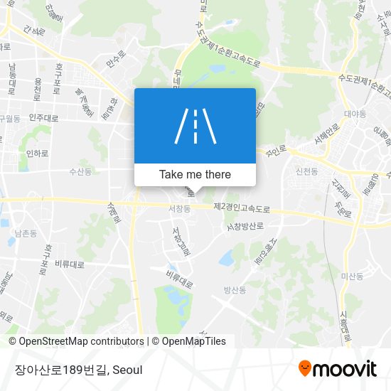 장아산로189번길 map