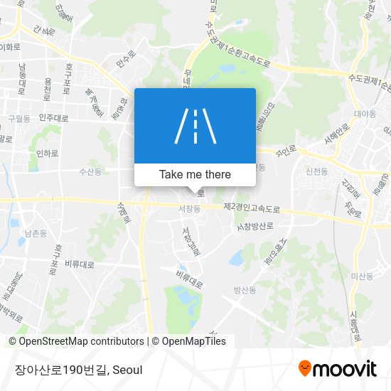 장아산로190번길 map