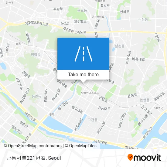 남동서로221번길 map