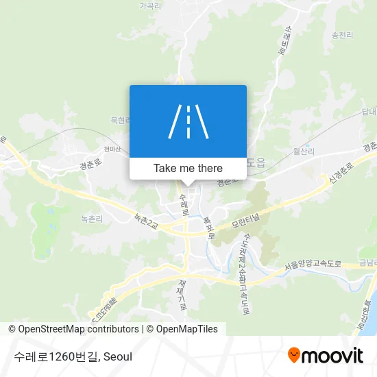 수레로1260번길 map