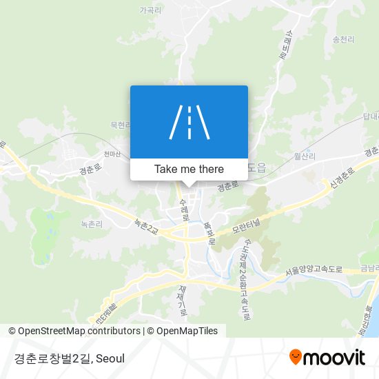 경춘로창벌2길 map