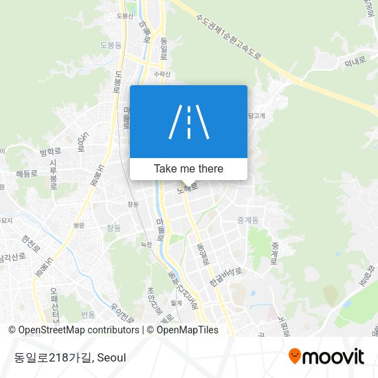 동일로218가길 map