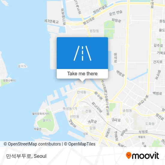 만석부두로 map