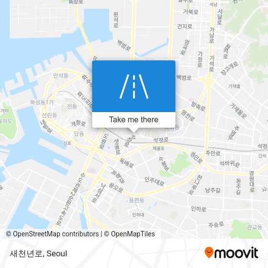새천년로 map