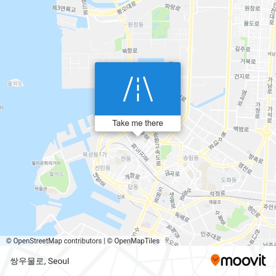 쌍우물로 map