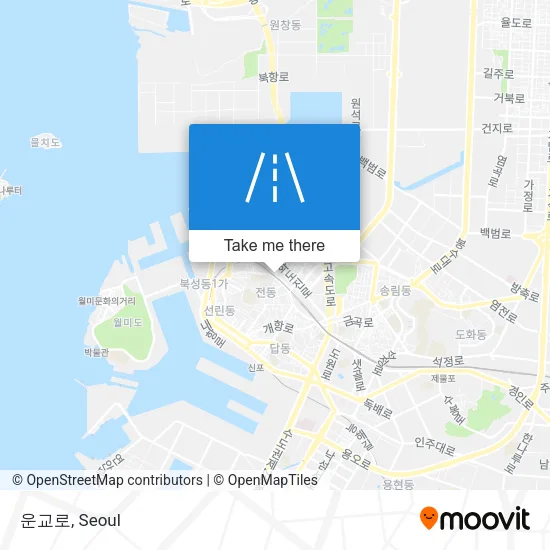 운교로 map