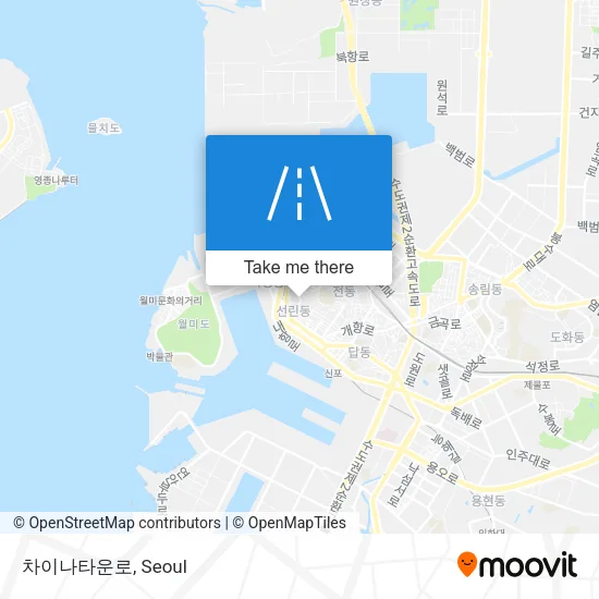 차이나타운로 map