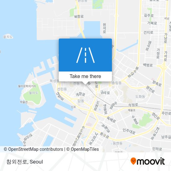 참외전로 map