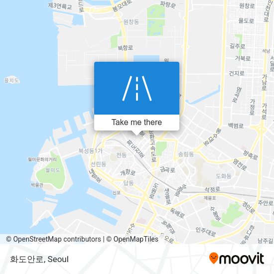 화도안로 map