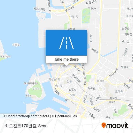 화도진로170번길 map