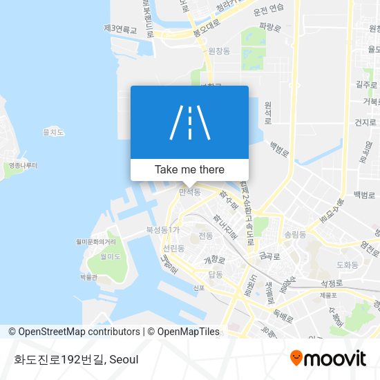 화도진로192번길 map