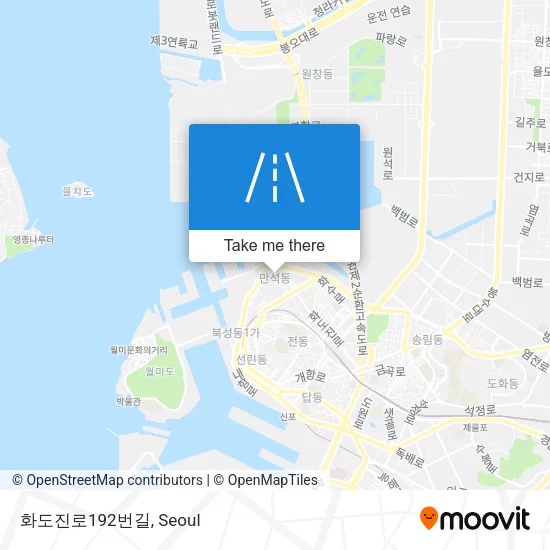 화도진로192번길 map