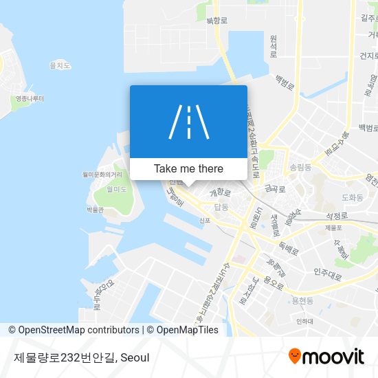제물량로232번안길 map